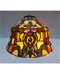 Vintage-Tiffany-Antique-Flower-Lamp-Shade-Used